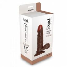 Realistic Dildo Real Rapture Brown 6.5''