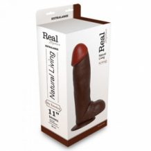 Realistic Dildo Real Rapture Brown 11