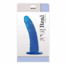 Jelly Dildo Real Rapture Blue 7