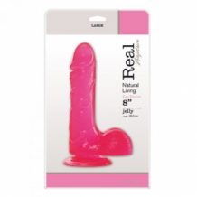 Jelly Dildo Real Rapture Pink 8