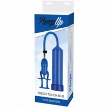 Pump up finger touch blue