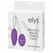 Elys ripple egg remote control purple