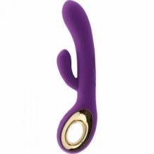 Rabbit vibrator Handy Two Touch Grip Purple