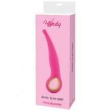 Anal vibrator handy anal slim grip pink