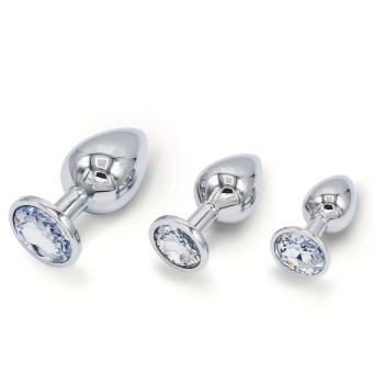 SILVER ROUND WHITE MEDIUM