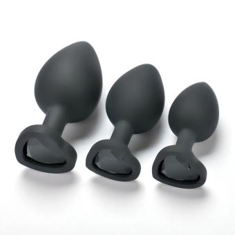 SILICONE ROUND BLACK LARGE