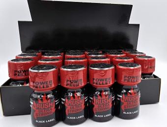 BOX RUSH ULTRA STRONG BLACK LABEL - 18 x small
