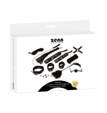 Complete 11-Piece Bondage Set for Beginners II - Black