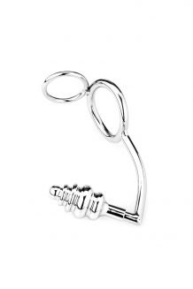 Thread Butt Plug with Cockring 45 mm