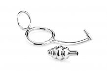 Thread Butt Plug with Cockring 50 mm