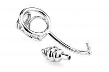 Thread Butt Plug with Triple Cockring