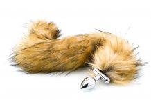 Deluxe Fluffy Tail Plug - Brown