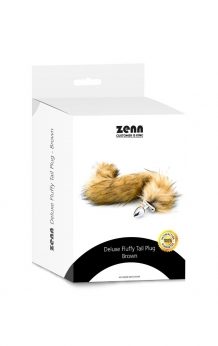 Deluxe Fluffy Tail Plug - Brown