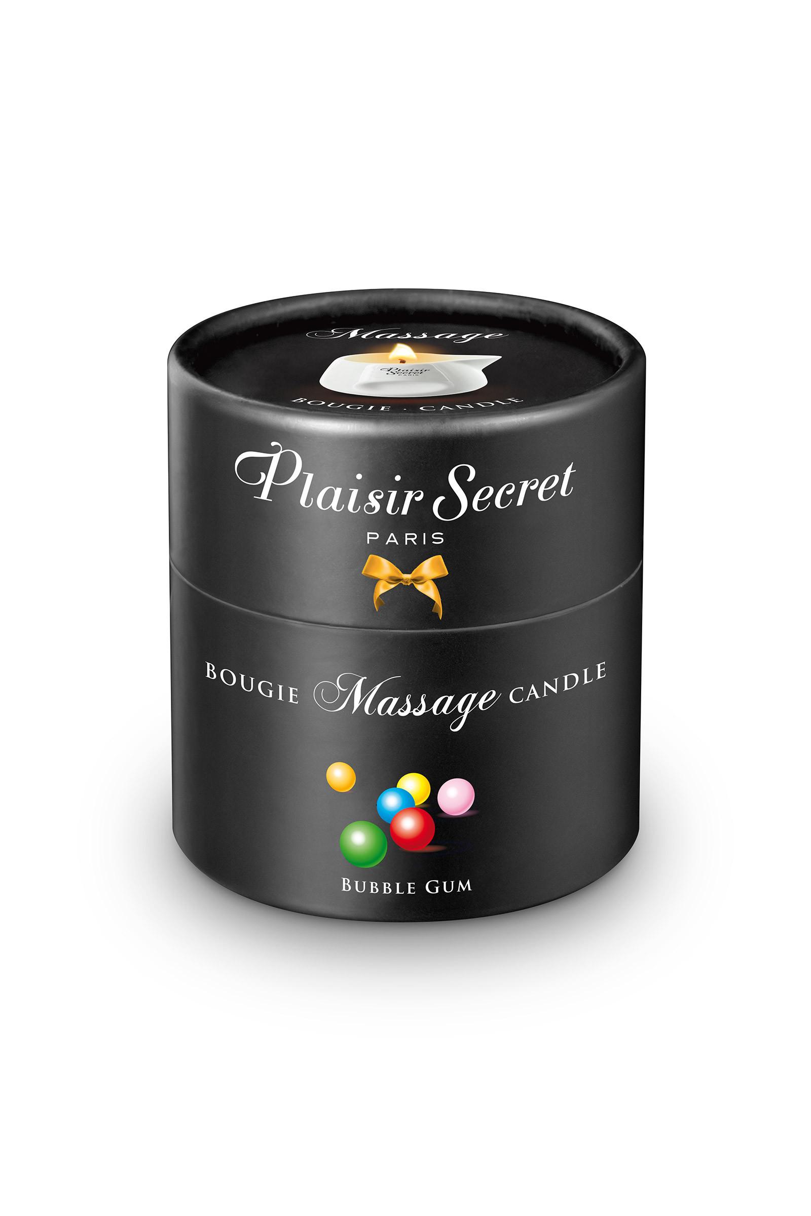 Plaisir Secret Bubble Gum Massage Candle 80ml