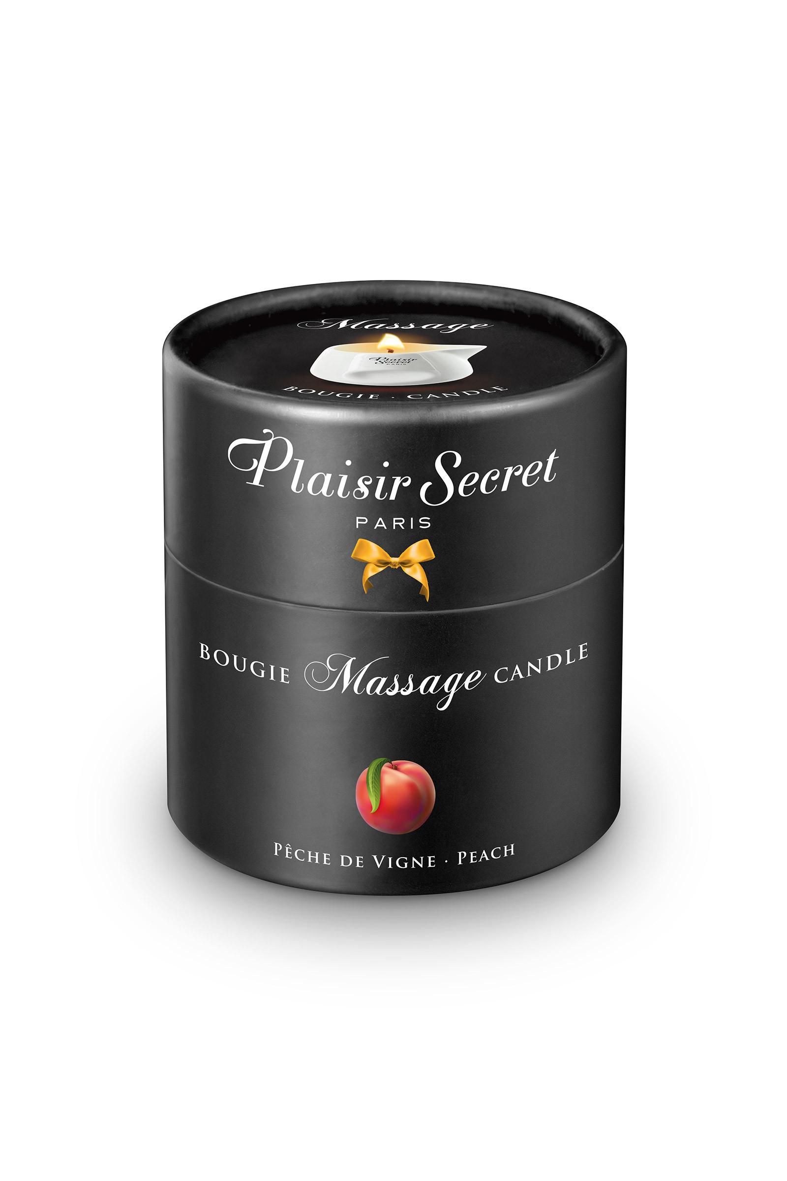 Plaisir Secret Peach Massage Candle 80ml