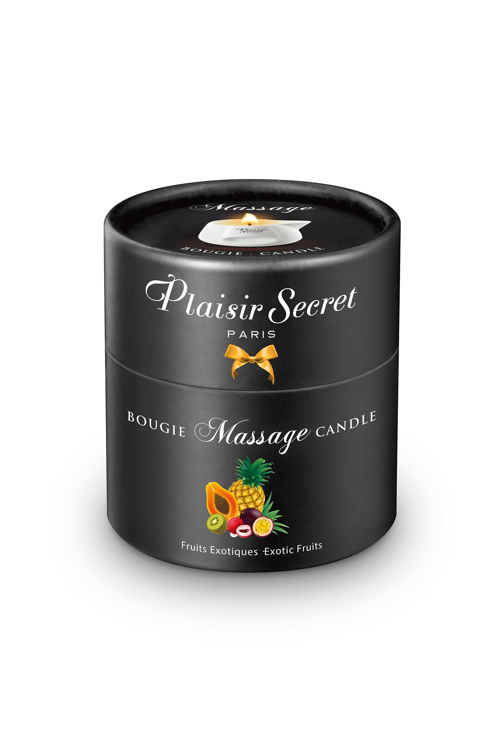 Plaisir Secret Exotic Fruits Massage Candle 80ml
