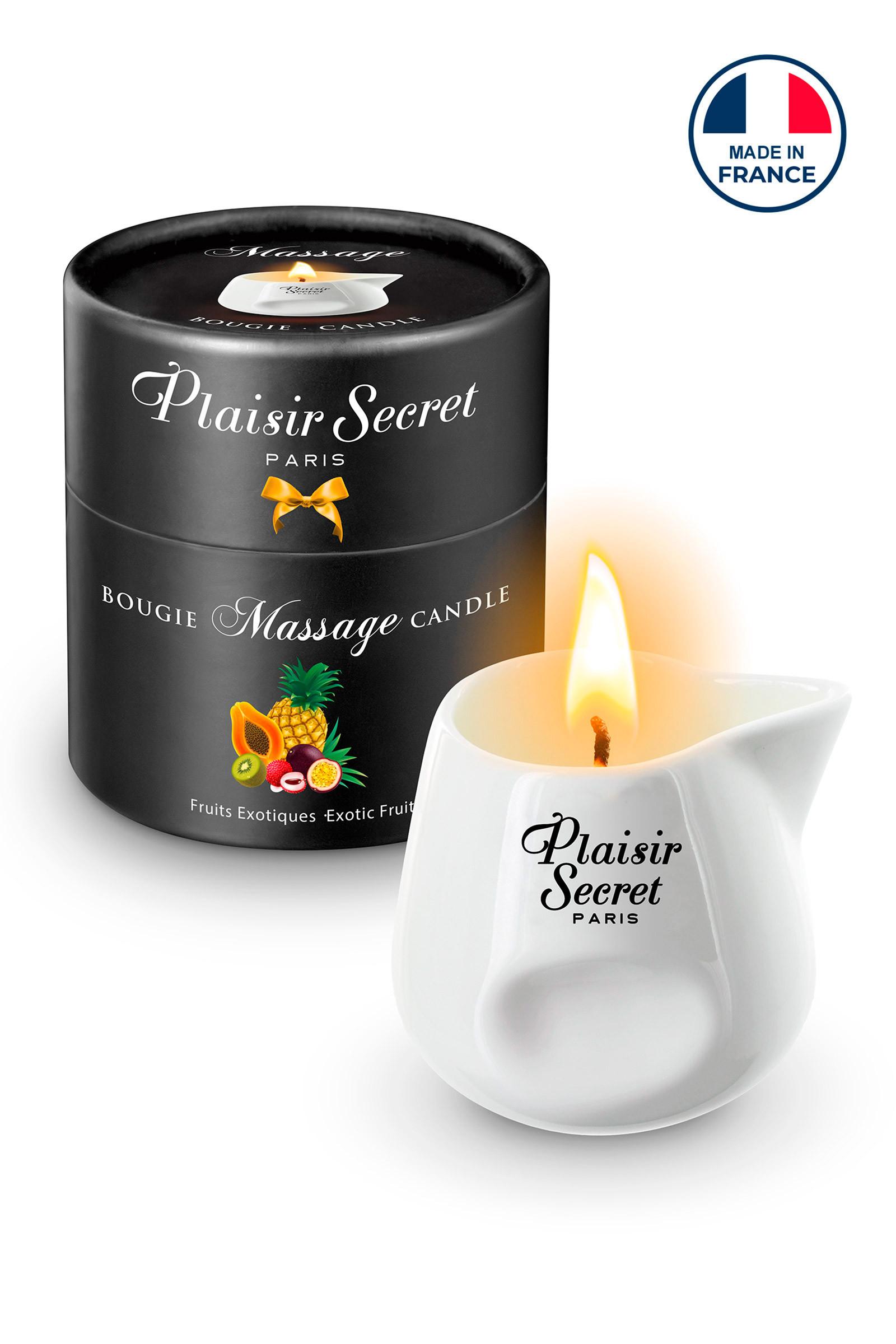Plaisir Secret Exotic Fruits Massage Candle 80ml