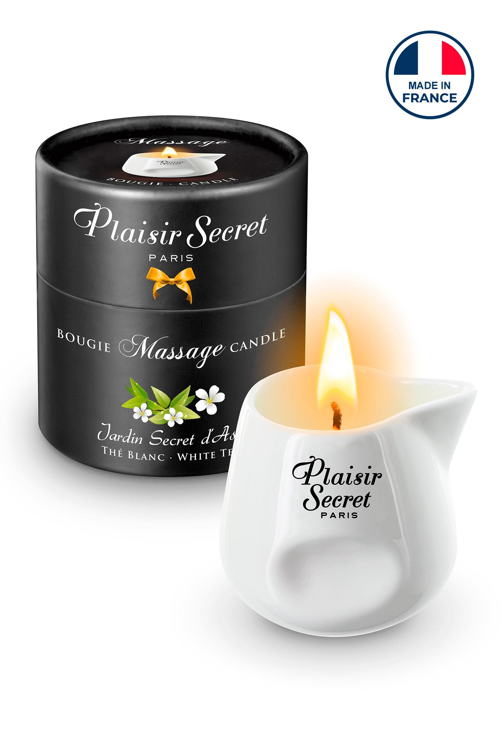 Plaisir Secret White Tea Massage Candle 80ml