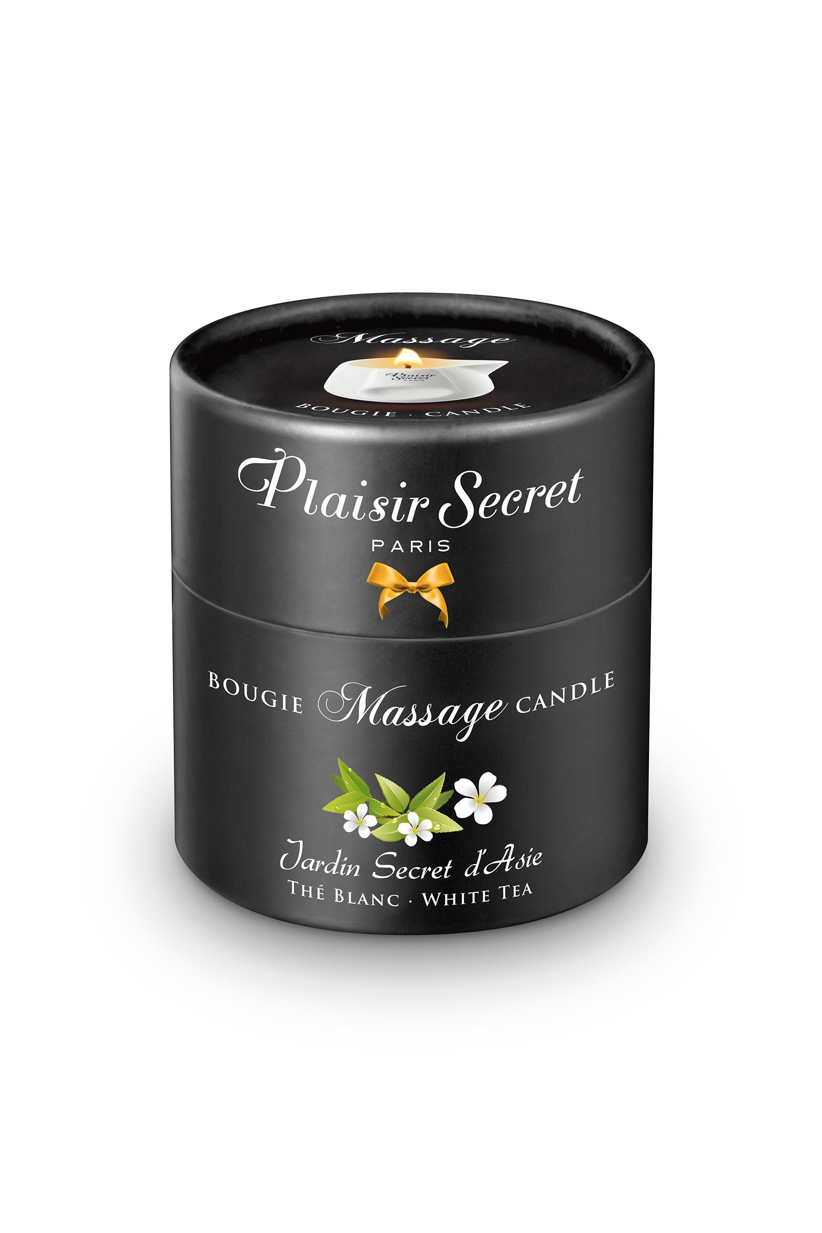 Plaisir Secret White Tea Massage Candle 80ml