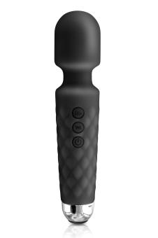 Love Wand Black, 20cm USB wand vibrator