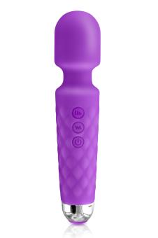 Love Wand violet, 20cm USB wand vibrator