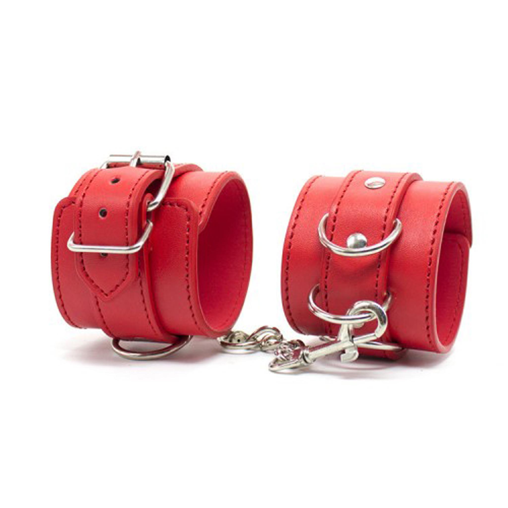 Wrist restraints red