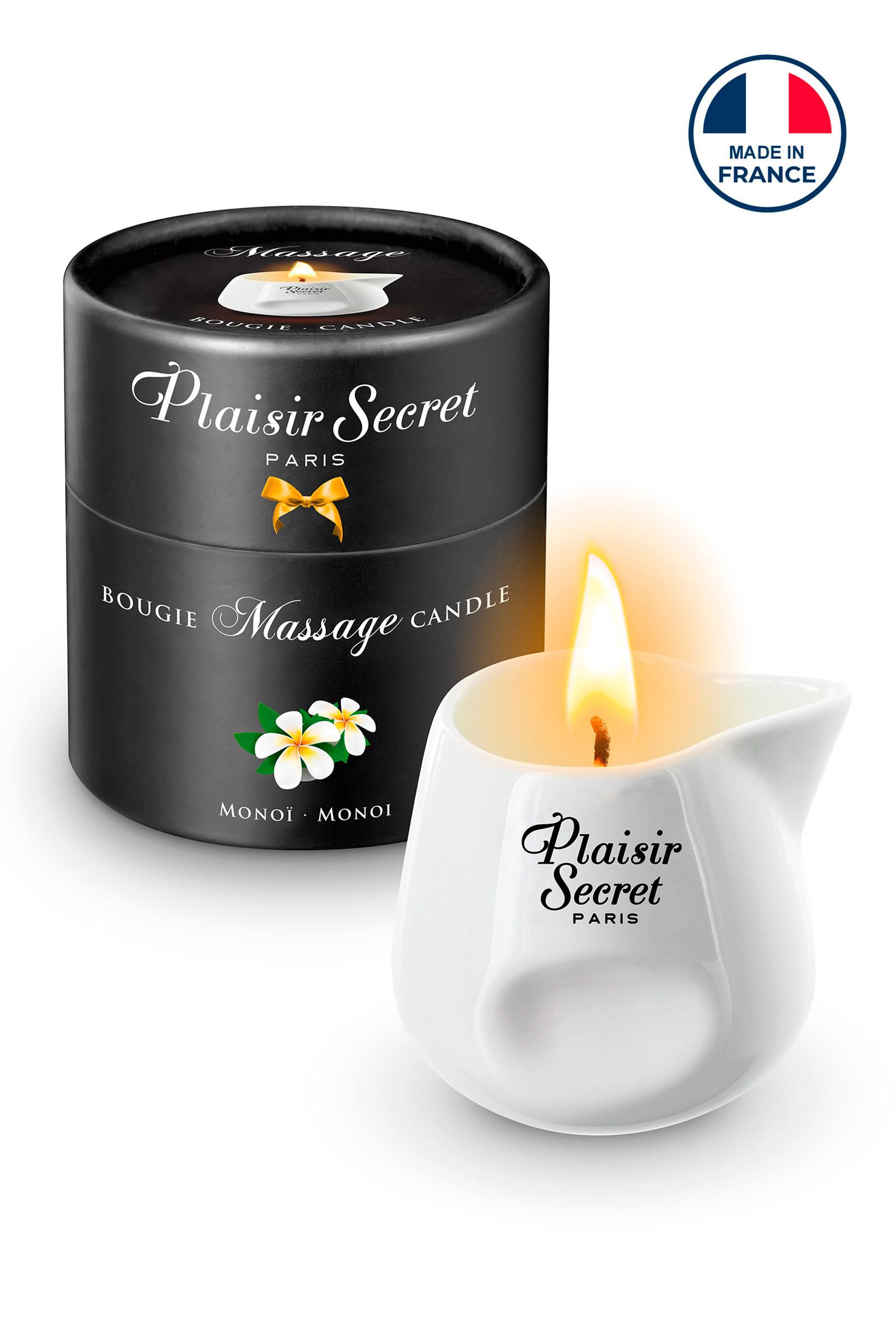 Plaisir Secret Monoi Massage Candle 80ml