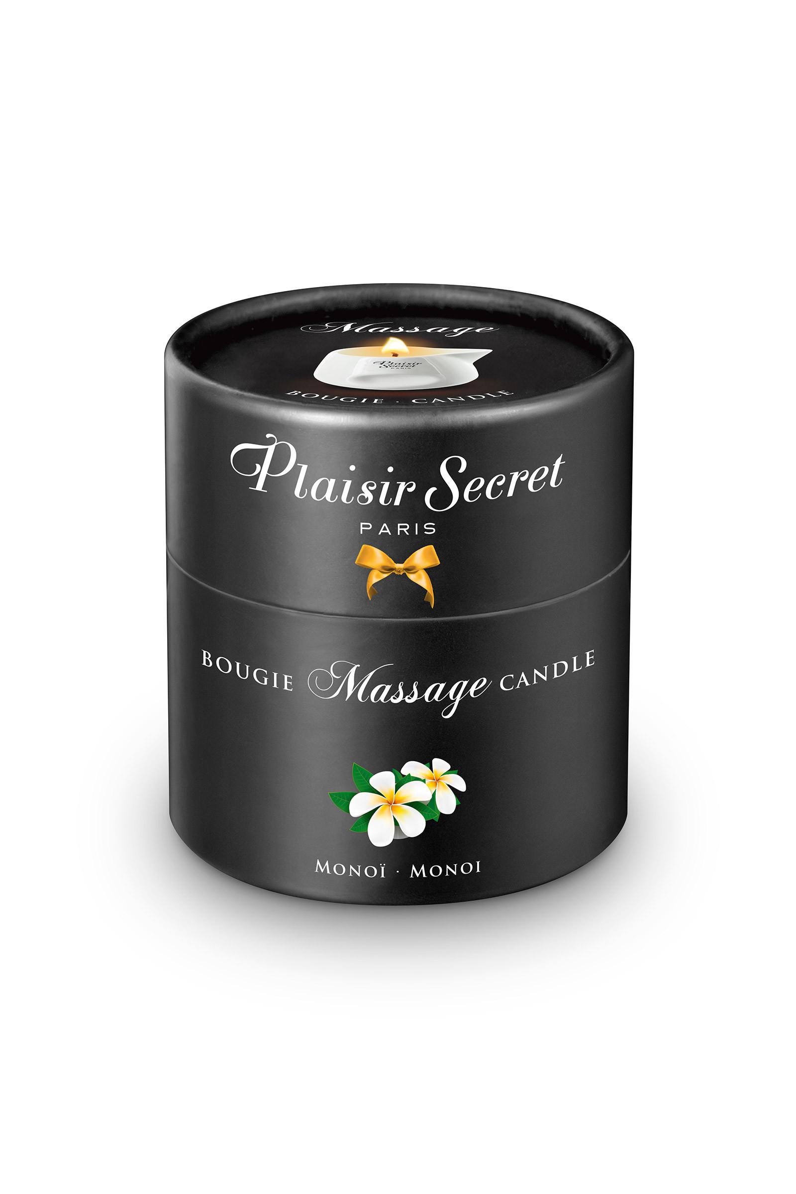 Plaisir Secret Monoi Massage Candle 80ml