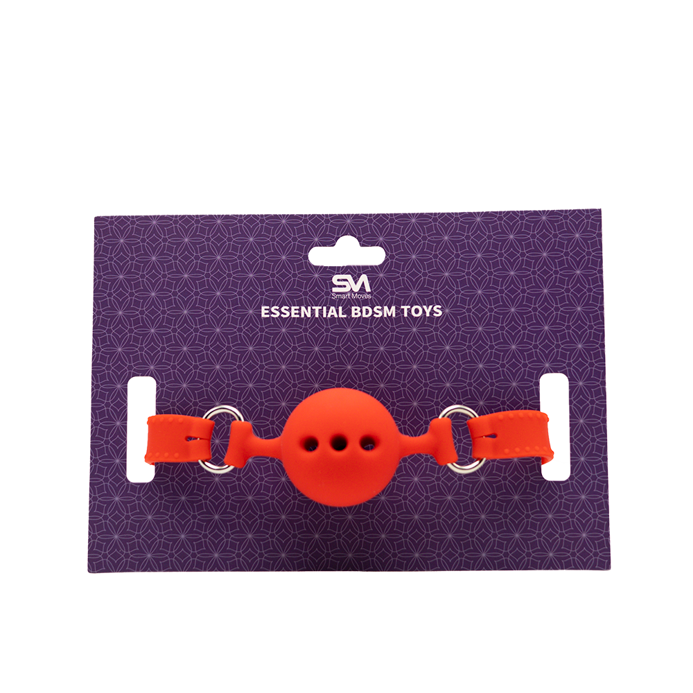 Silicone Ball Gag M dia 4.5cm Red