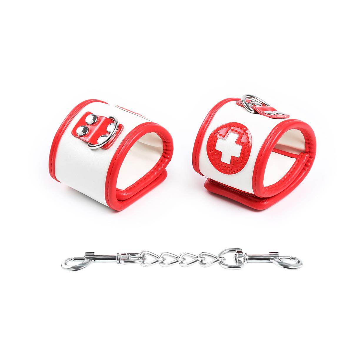 Hand Cuffs Red/White