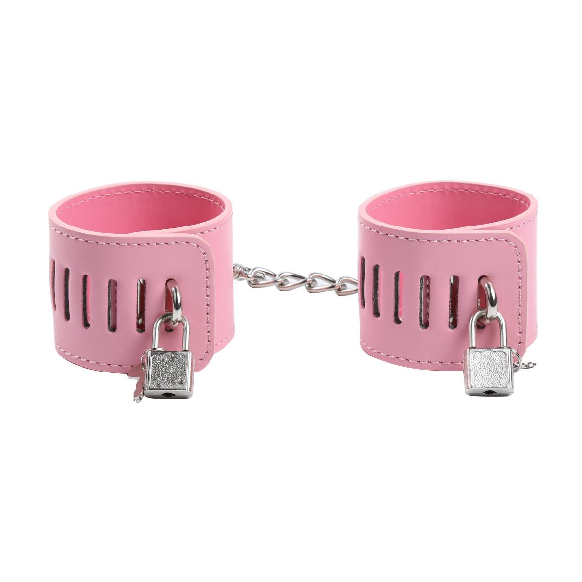 Lockable Hand Cuffs Pink
