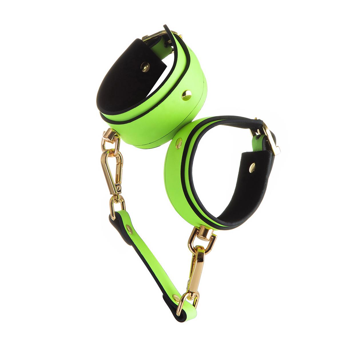Glow Hand Cuffs Green