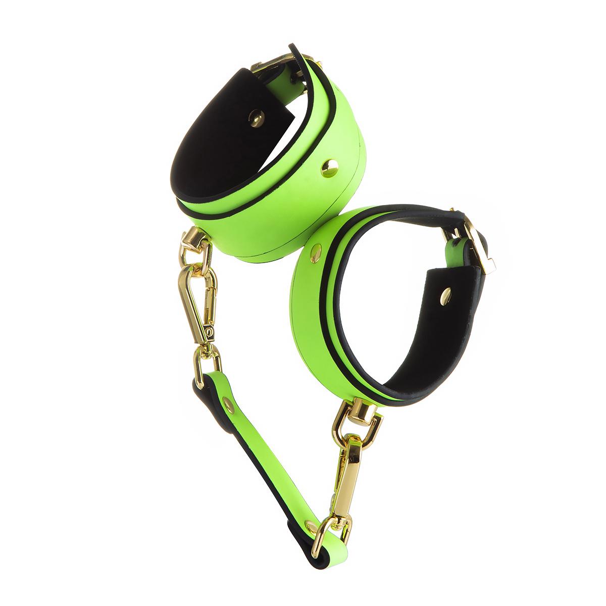 Glow Ankle Cuffs Green