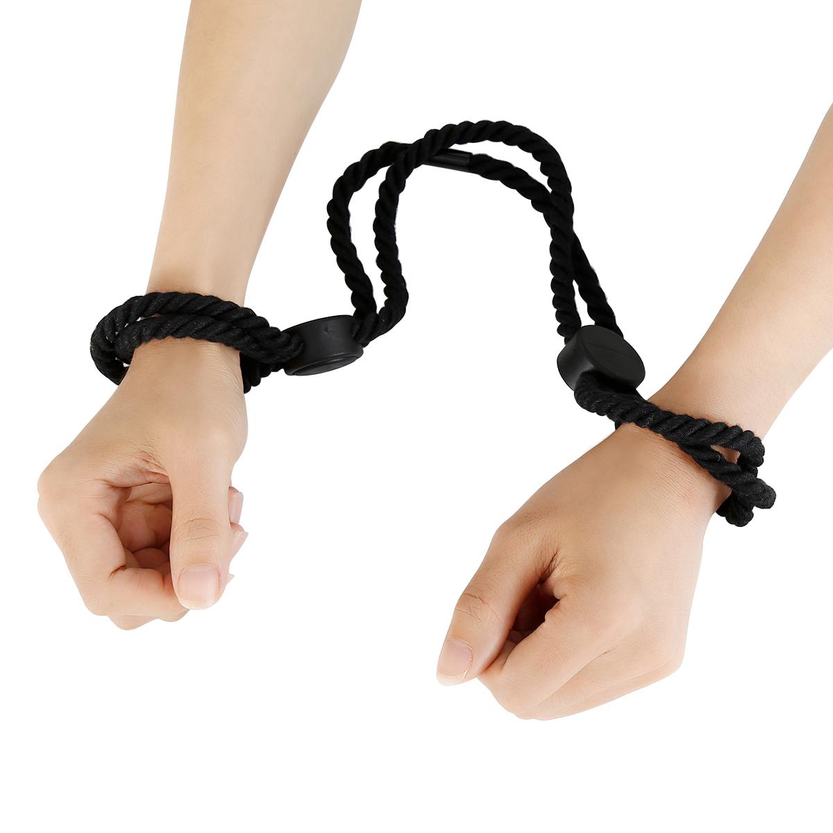 Rope Hand Cuff Black
