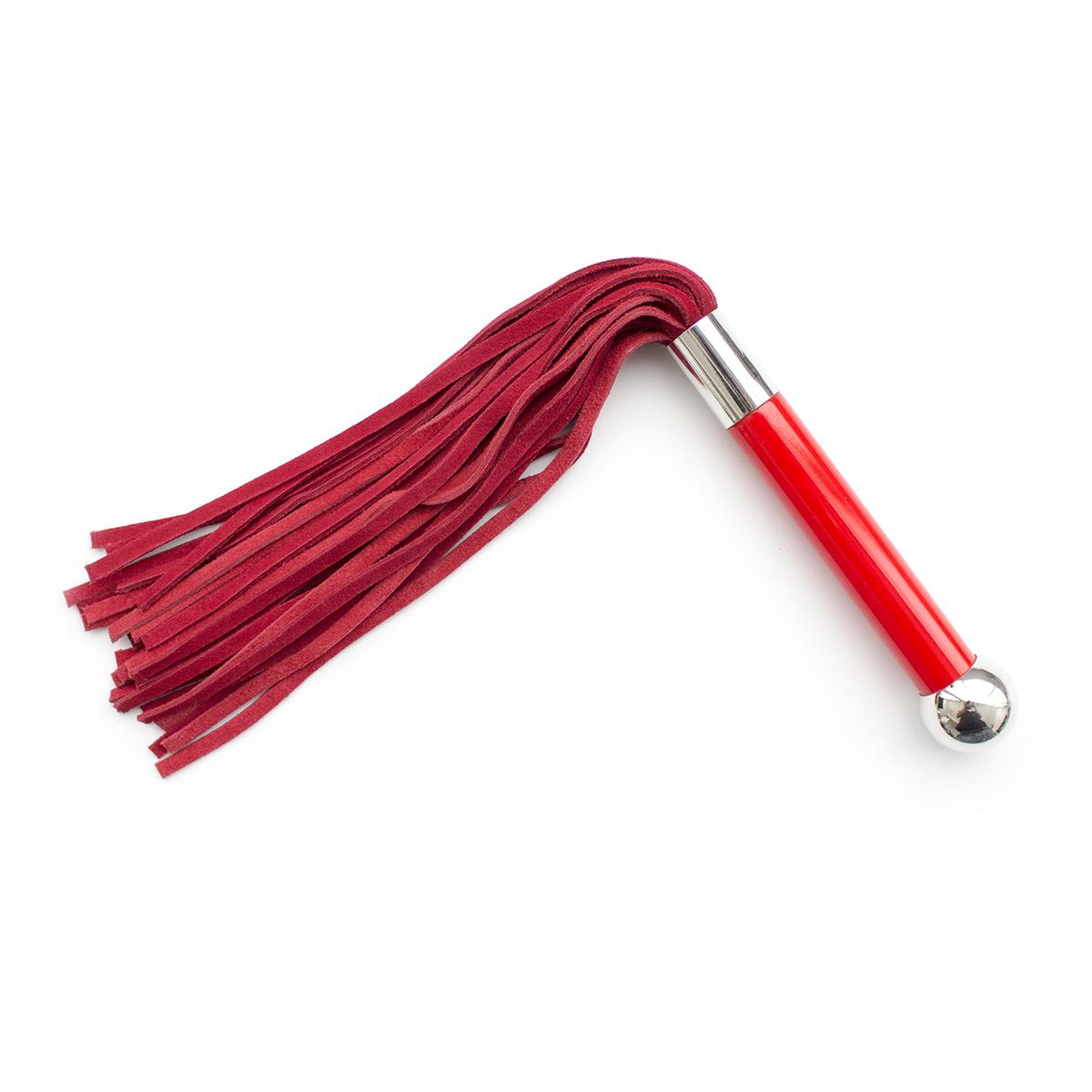 Leather Flogger 40cm Red