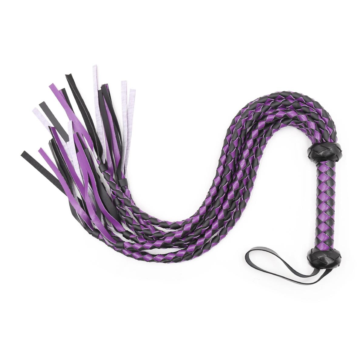 Braid Flogger 73cm Purple/Black