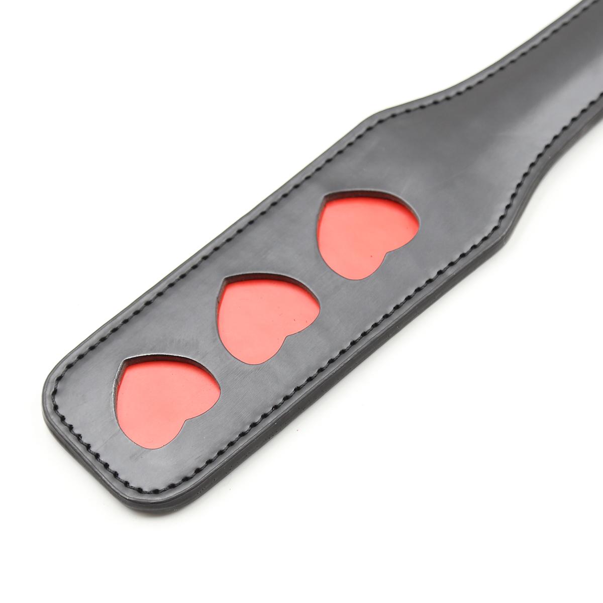 Heart Paddle 32cm Black/Red