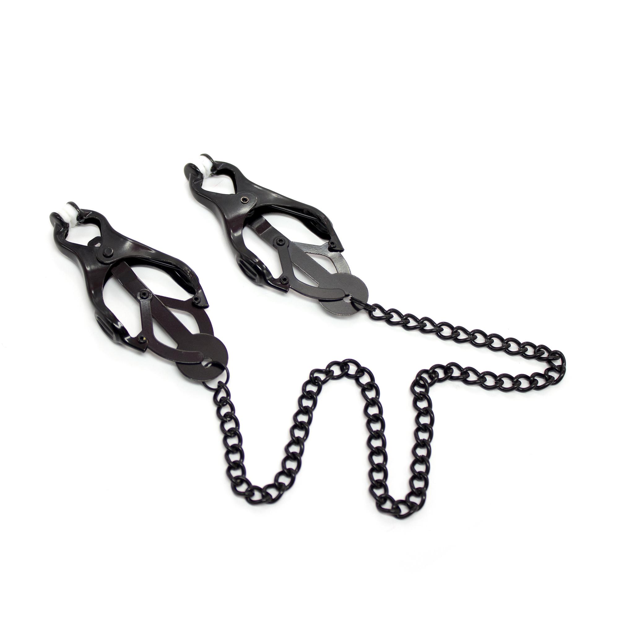 Nipple Clamps/Chain Black