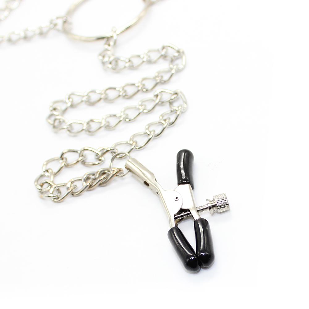 3 Clamps/Chain Silver/Black