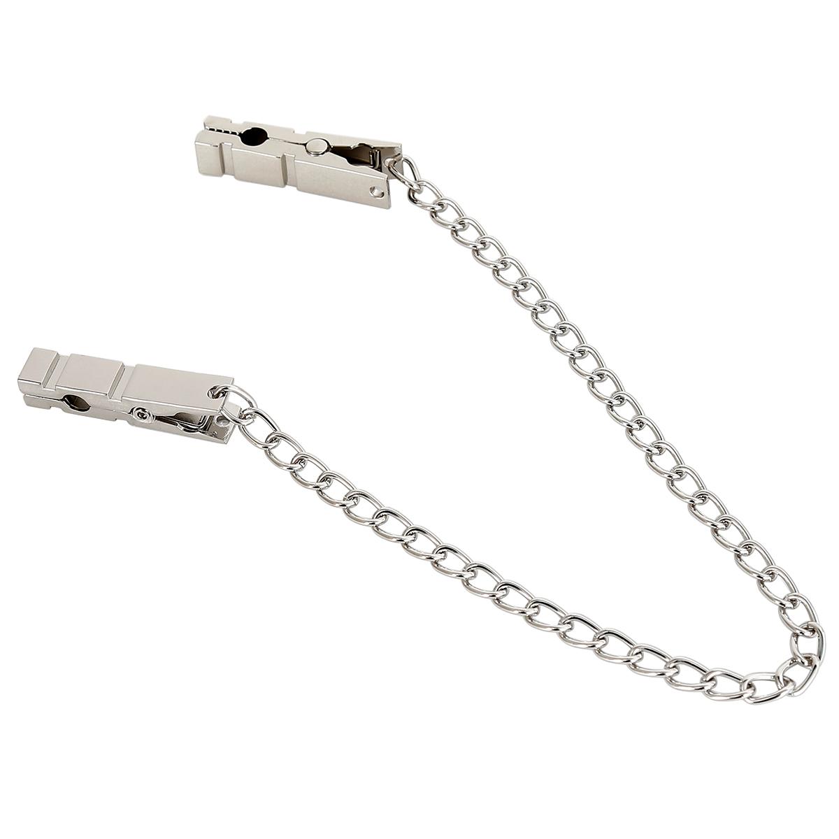 Nipple Clamps/Chain Silver/Black