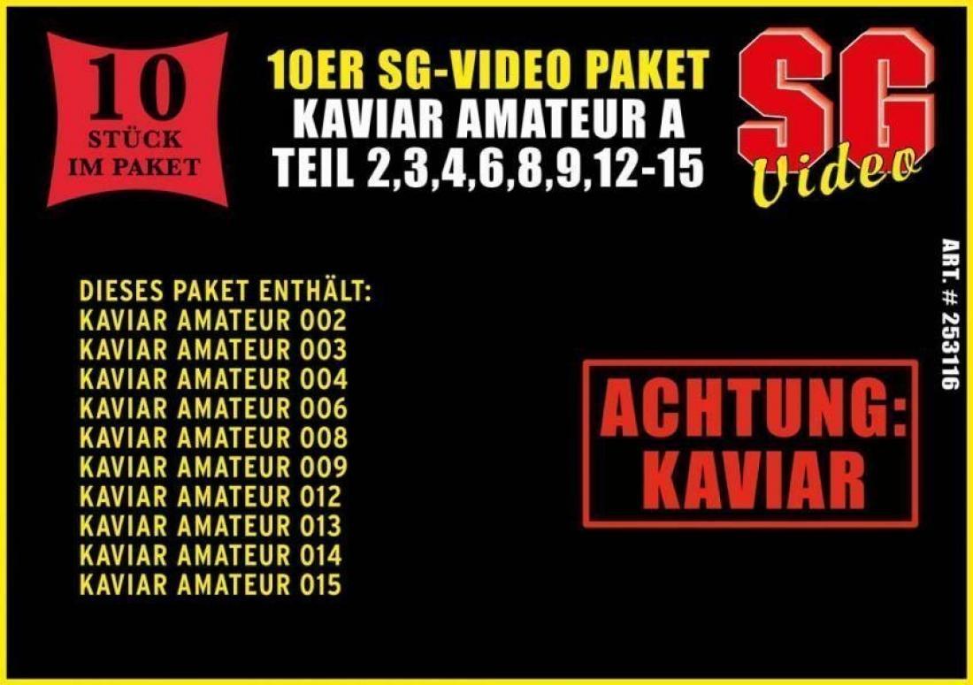 SG Kaviar Amateuer 10 DVD Pack A