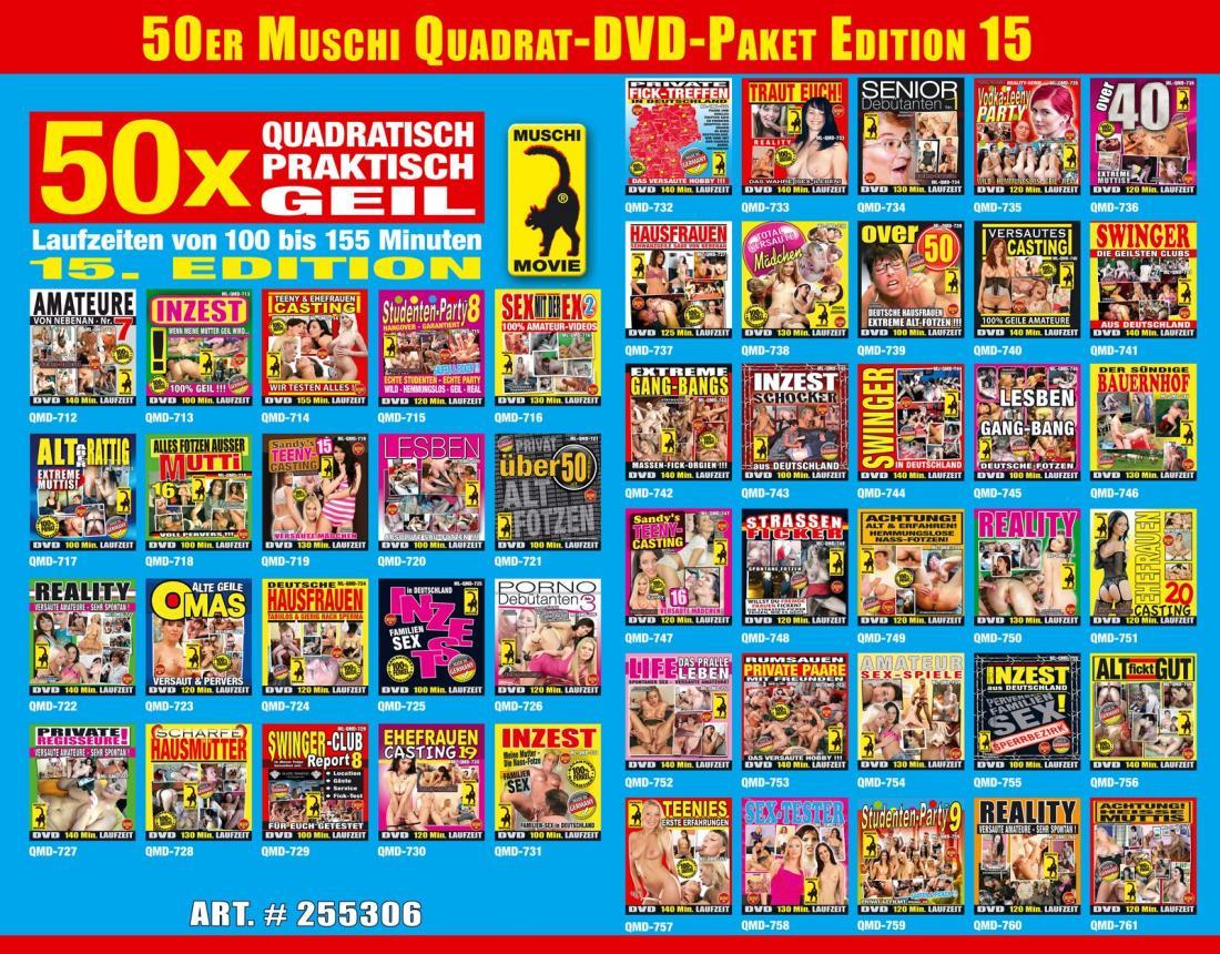 50er Muschi Quadrat-DVD-Paket Edition 15 (QMD 711-760)