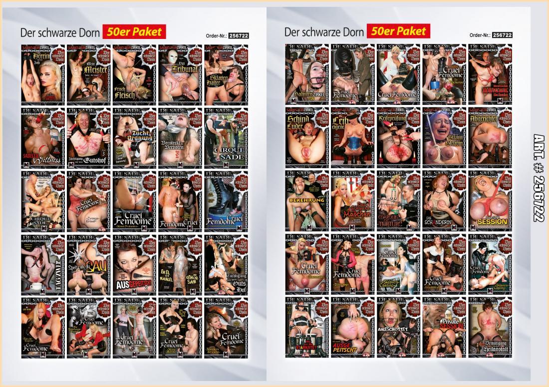 50er Moviestar Schwarzer Dorn Paket