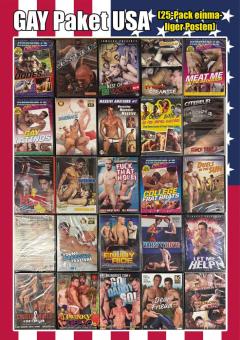 GAY Mix USA – 25 DVDs Pack – One-Time Special