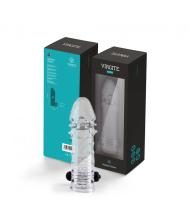 REALISTIC PENIS SHEATH S11 TRANSPARENT 15.5 CM W/ VIBRATION