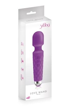 Love Wand violet, 20cm USB wand vibrator