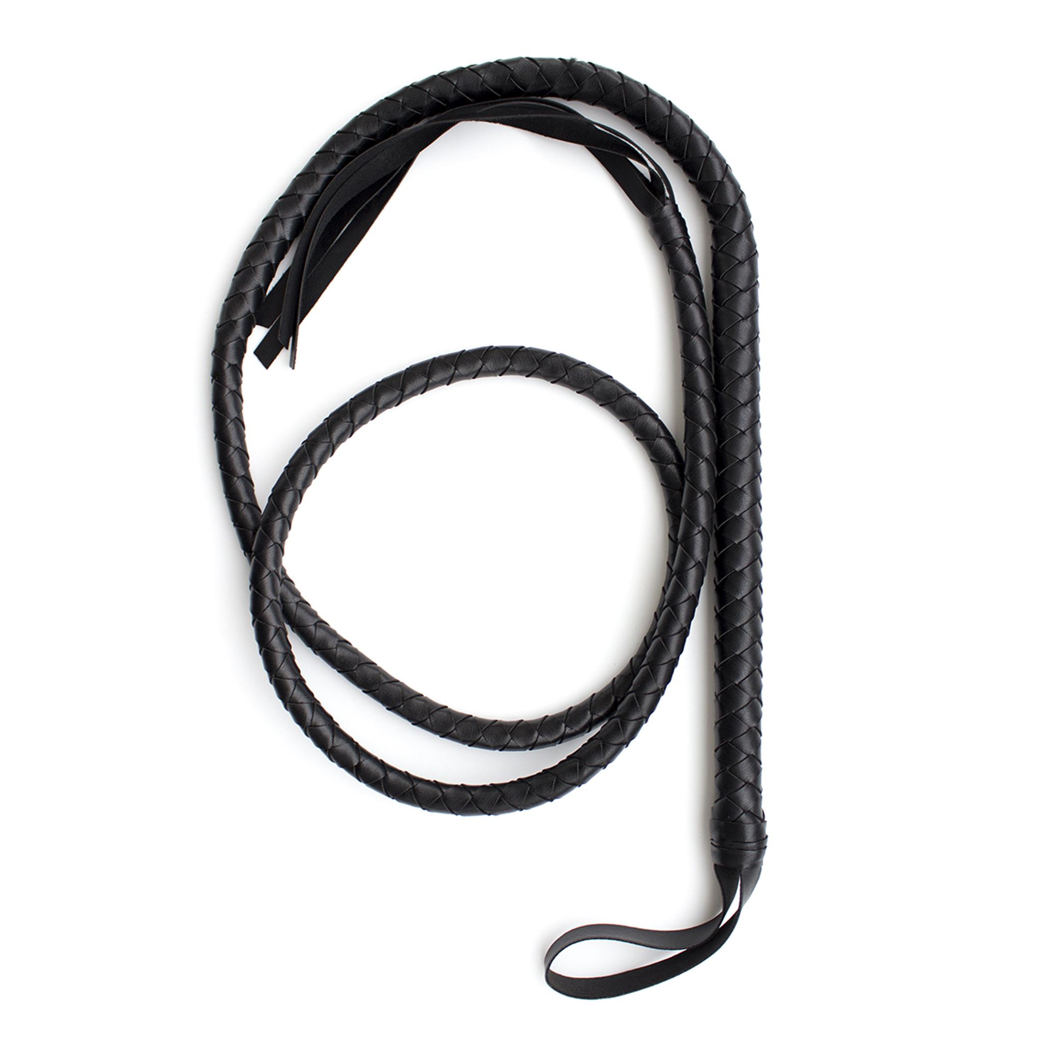 Long whip 200 cm black
