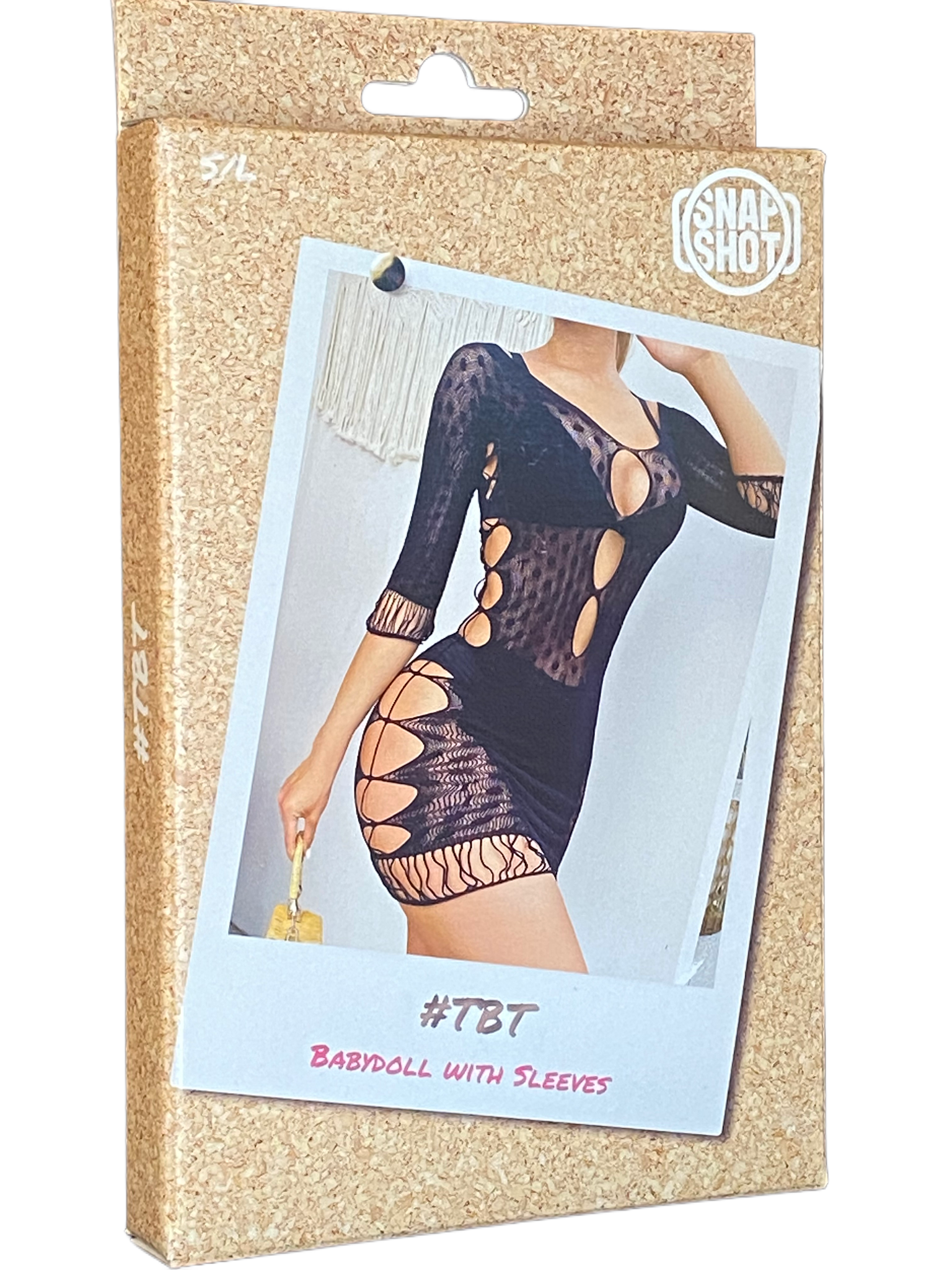Babydoll with Sleeves S/L - Black
