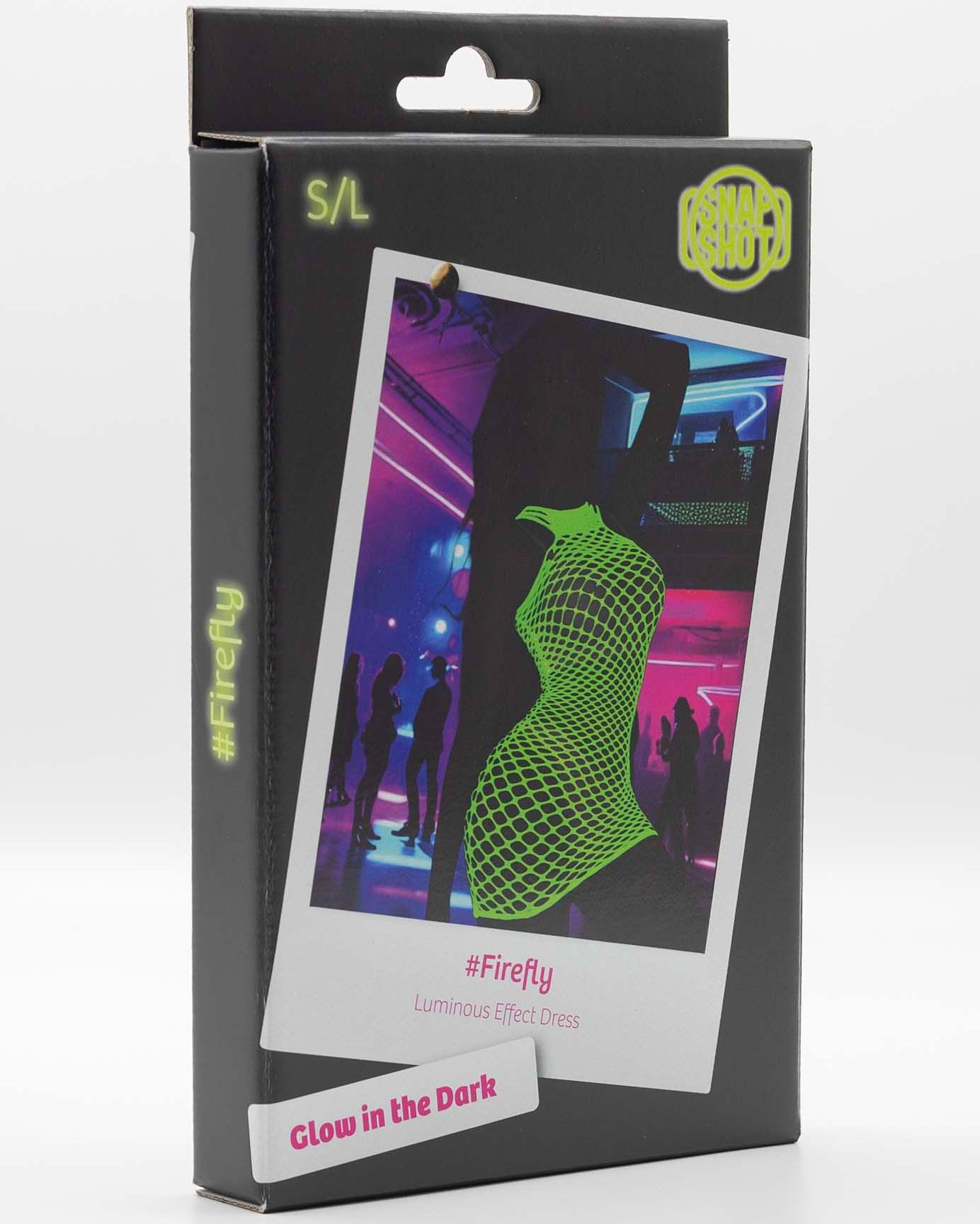 Glow in the Dark Dress S/L - Neongreen