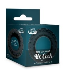 MR.COCK TIRE SILICONE COCKRING BLACK